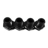 Maxbell 17mm Hex Wheel Hubs Adapter 1/8 Crawler Assembly Upgrade for Arrma Talion Black