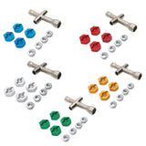 Maxbell 4pcs RC 12mm Adapter with 4 Flange Nut for MN-999 1:10 Car Replacement