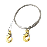 Maxbell RC Car Steel Tow Rope 1:10 1/10 Durable Metal for TF2 Vehicle Crawlers Golden