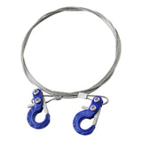 Maxbell RC Car Steel Tow Rope 1:10 1/10 Durable Metal for TF2 Vehicle Crawlers Blue