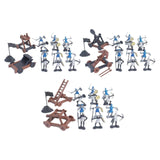 Maxbell Plastic Toys Soldiers Set Development Toys Knights Playset for Kids Car A