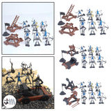 Maxbell Plastic Toys Soldiers Set Development Toys Knights Playset for Kids Car A