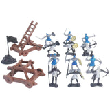 Maxbell Plastic Toys Soldiers Set Development Toys Knights Playset for Kids Car A