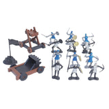 Maxbell Plastic Toys Soldiers Set Development Toys Knights Playset for Kids Car B