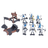 Maxbell Plastic Toys Soldiers Set Development Toys Knights Playset for Kids Car B