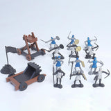 Maxbell Plastic Toys Soldiers Set Development Toys Knights Playset for Kids Car B