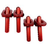 Maxbell 4Pcs Metal RC Car Shell Column for Arrma 1/10 RC Car Replacement Parts Red