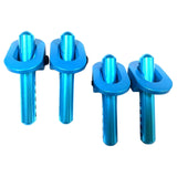 Maxbell 4Pcs Metal RC Car Shell Column for Arrma 1/10 RC Car Replacement Parts Blue