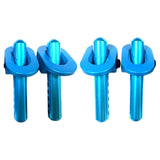 Maxbell 4Pcs Metal RC Car Shell Column for Arrma 1/10 RC Car Replacement Parts Blue