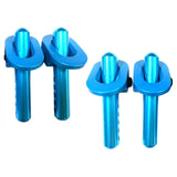 Maxbell 4Pcs Metal RC Car Shell Column for Arrma 1/10 RC Car Replacement Parts Blue