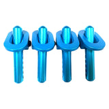 Maxbell 4Pcs Metal RC Car Shell Column for Arrma 1/10 RC Car Replacement Parts Blue