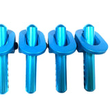 Maxbell 4Pcs Metal RC Car Shell Column for Arrma 1/10 RC Car Replacement Parts Blue