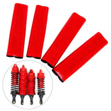 Maxbell 4x 1:10 Scale Shock Absorbers Covers for Slash 4WD RC Hobby Car DIY Modified Red