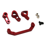 Maxbell Steering Buffer Components Set Accessories for LC Racing Ptg-2 1/10 RC Car Red