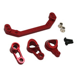 Maxbell Steering Buffer Components Set Accessories for LC Racing Ptg-2 1/10 RC Car Red