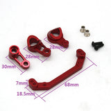 Maxbell Steering Buffer Components Set Accessories for LC Racing Ptg-2 1/10 RC Car Red