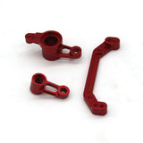 Maxbell Steering Buffer Components Set Accessories for LC Racing Ptg-2 1/10 RC Car Red