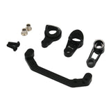 Maxbell Steering Buffer Components Set Accessories for LC Racing Ptg-2 1/10 RC Car Black