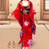 Maxbell 1/6  Female Japanese Kimono Suit Doll Model Toy for 12" Action Figure Decor