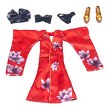Maxbell 1/6  Female Japanese Kimono Suit Doll Model Toy for 12" Action Figure Decor