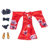 Maxbell 1/6  Female Japanese Kimono Suit Doll Model Toy for 12" Action Figure Decor