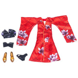 Maxbell 1/6  Female Japanese Kimono Suit Doll Model Toy for 12" Action Figure Decor