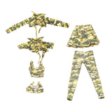 Maxbell Fashion 1:6 Scale Female Soldiers Camouflage Clothing Accs Short-Sleeved