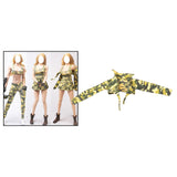 Maxbell Fashion 1:6 Scale Female Soldiers Camouflage Clothing Accs  Long-Sleeved