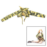 Maxbell Fashion 1:6 Scale Female Soldiers Camouflage Clothing Accs  Long-Sleeved