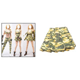 Maxbell Fashion 1:6 Scale Female Soldiers Camouflage Clothing Accs Skirt