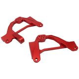 Maxbell 2Pcs RC Car Front Shock Towers Brackets Accessories for Axial SCX6 DIY Accs Red