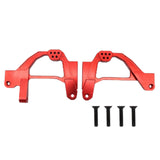 Maxbell 2Pcs RC Car Front Shock Towers Brackets Accessories for Axial SCX6 DIY Accs Red