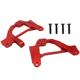 Maxbell 2Pcs RC Car Front Shock Towers Brackets Accessories for Axial SCX6 DIY Accs Red