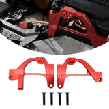 Maxbell 2Pcs RC Car Front Shock Towers Brackets Accessories for Axial SCX6 DIY Accs Red