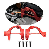 Maxbell 2Pcs RC Car Front Shock Towers Brackets Accessories for Axial SCX6 DIY Accs Red