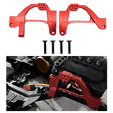 Maxbell 2Pcs RC Car Front Shock Towers Brackets Accessories for Axial SCX6 DIY Accs Red