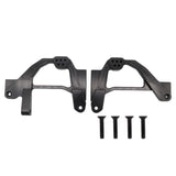 Maxbell 2Pcs RC Car Front Shock Towers Brackets Accessories for Axial SCX6 DIY Accs Black