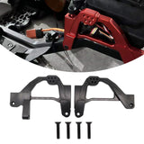 Maxbell 2Pcs RC Car Front Shock Towers Brackets Accessories for Axial SCX6 DIY Accs Black