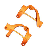 Maxbell 2Pcs RC Car Front Shock Towers Brackets Accessories for Axial SCX6 DIY Accs Orange