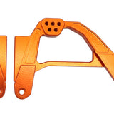 Maxbell 2Pcs RC Car Front Shock Towers Brackets Accessories for Axial SCX6 DIY Accs Orange