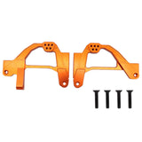 Maxbell 2Pcs RC Car Front Shock Towers Brackets Accessories for Axial SCX6 DIY Accs Orange