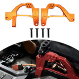 Maxbell 2Pcs RC Car Front Shock Towers Brackets Accessories for Axial SCX6 DIY Accs Orange