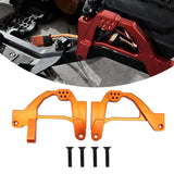 Maxbell 2Pcs RC Car Front Shock Towers Brackets Accessories for Axial SCX6 DIY Accs Orange