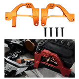 Maxbell 2Pcs RC Car Front Shock Towers Brackets Accessories for Axial SCX6 DIY Accs Orange