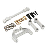Maxbell Steering Components 1/8 Truck Buggy Vehicles Model Crawler for km Tank 300 Silver
