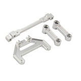 Maxbell Steering Components 1/8 Truck Buggy Vehicles Model Crawler for km Tank 300 Silver
