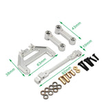 Maxbell Steering Components 1/8 Truck Buggy Vehicles Model Crawler for km Tank 300 Silver