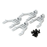 Maxbell 4pcs RC Metal Shock Absorber Bracket for MN86KS 1/12 Truck Accessories silver