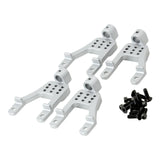 Maxbell 4pcs RC Metal Shock Absorber Bracket for MN86KS 1/12 Truck Accessories silver