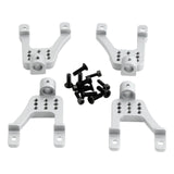 Maxbell 4pcs RC Metal Shock Absorber Bracket for MN86KS 1/12 Truck Accessories silver
